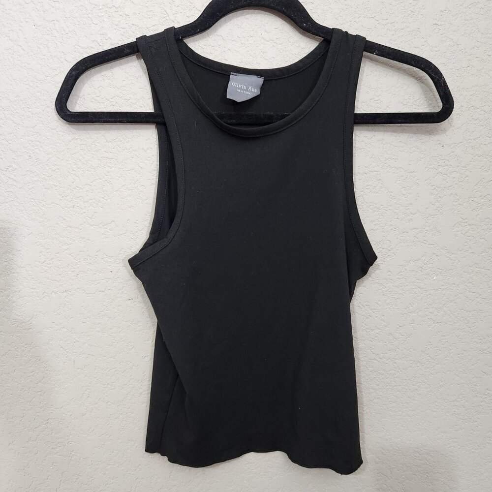 Olivia Rae Tank Top By New York Womens Small Black Sleeveless